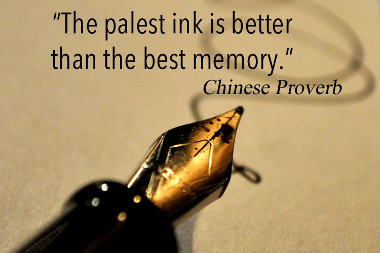 The Faintest Ink is Better than Forgotten Memories - Save Your Photos